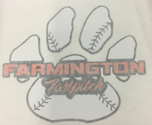 CAR DECAL - FARMINGTON FASTPITCH