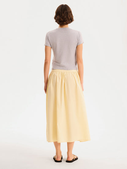 Darcie Skirt in Butter Yellow