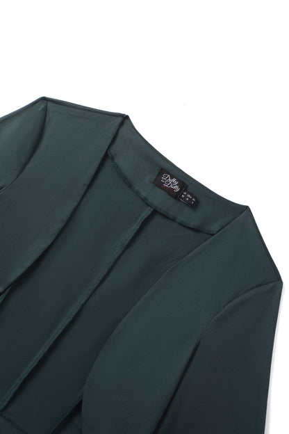 Lisette Dark Green Bolero Jacket