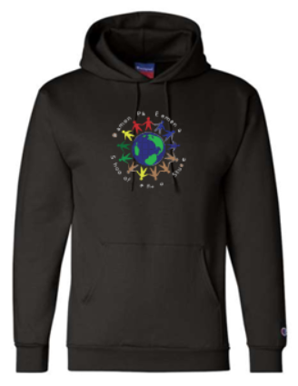 DIAMOND PATH CHAMPION POWERBLEND HOODED SWEATSHIRT