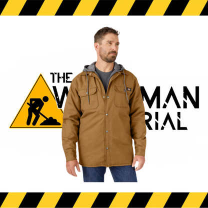 Dickies Duck Hooded Shirt Jacket