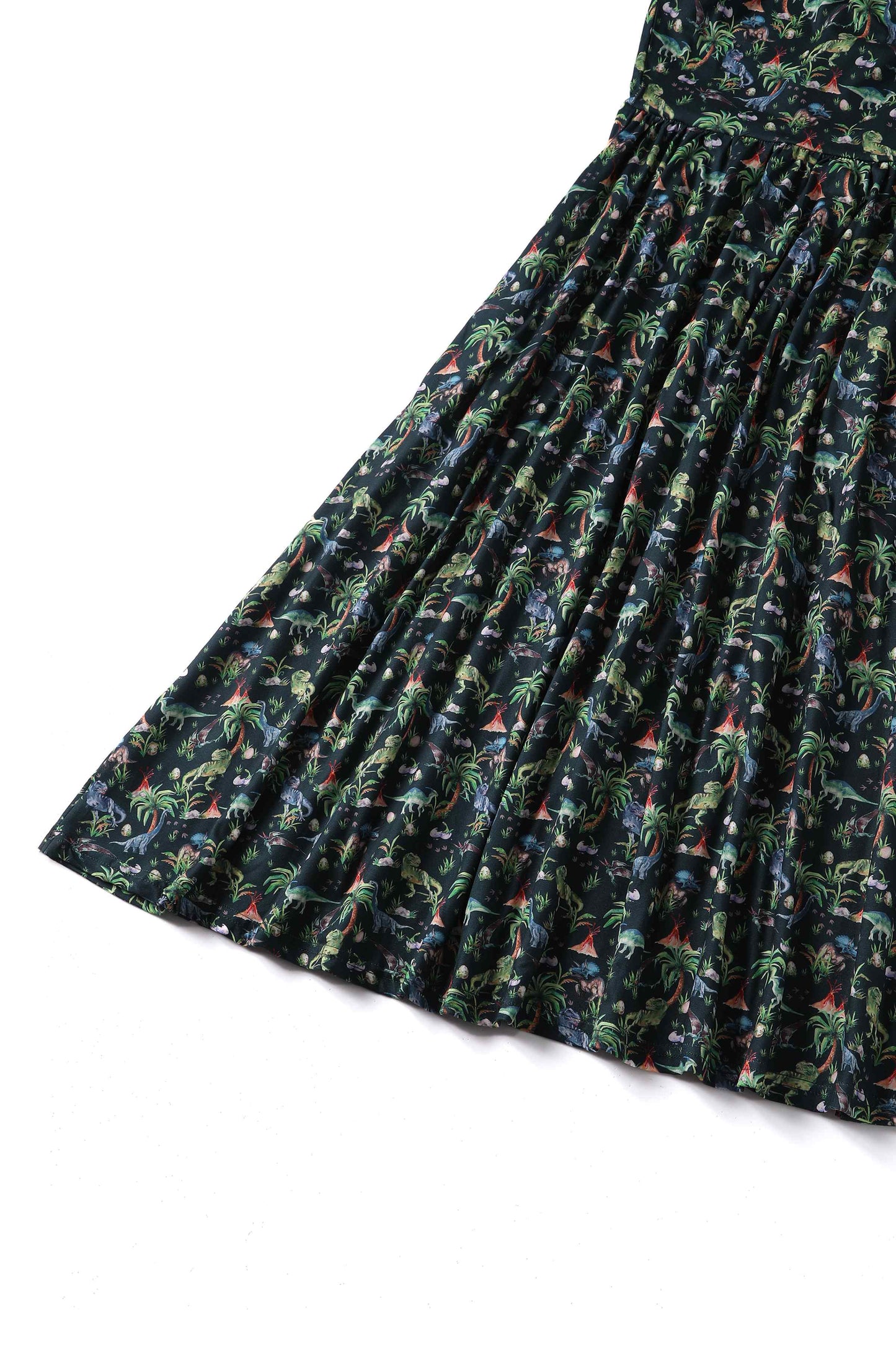 Billie Dinosaur Forest Long Sleeved Dress