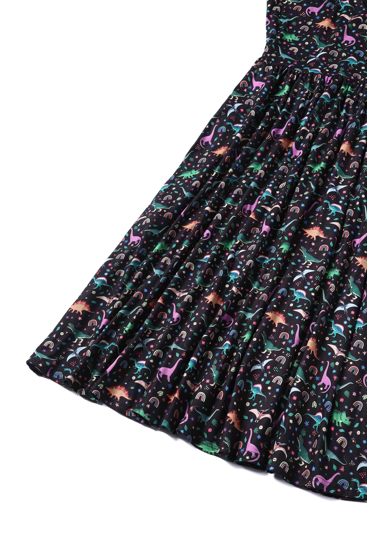 Billie Dinosaur & Rainbow Long Sleeved Dress