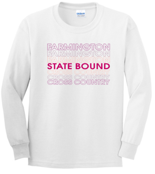 FHS GIRLS XC STATE COTTON LONG SLEEVE TEE