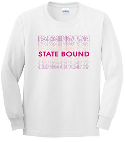 FHS GIRLS XC STATE COTTON LONG SLEEVE TEE