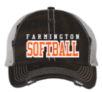 FHS SOFTBALL DIRTY WASHED MESH CAP