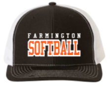 FHS SOFTBALL TRUCKER HAT W/EMBROIDERY