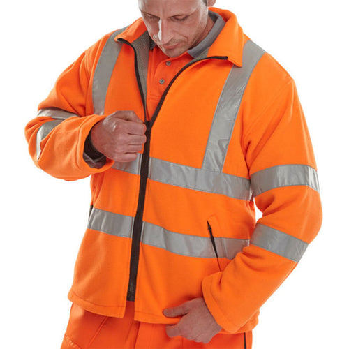Hi Vis Carnoustie Fleece Jacket Orange