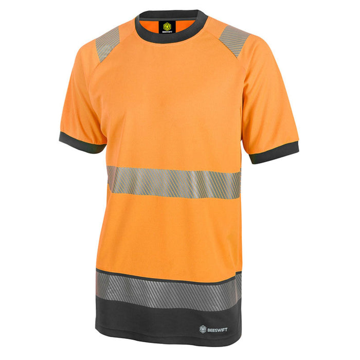 Hi Vis Two Tone T-Shirt Orange