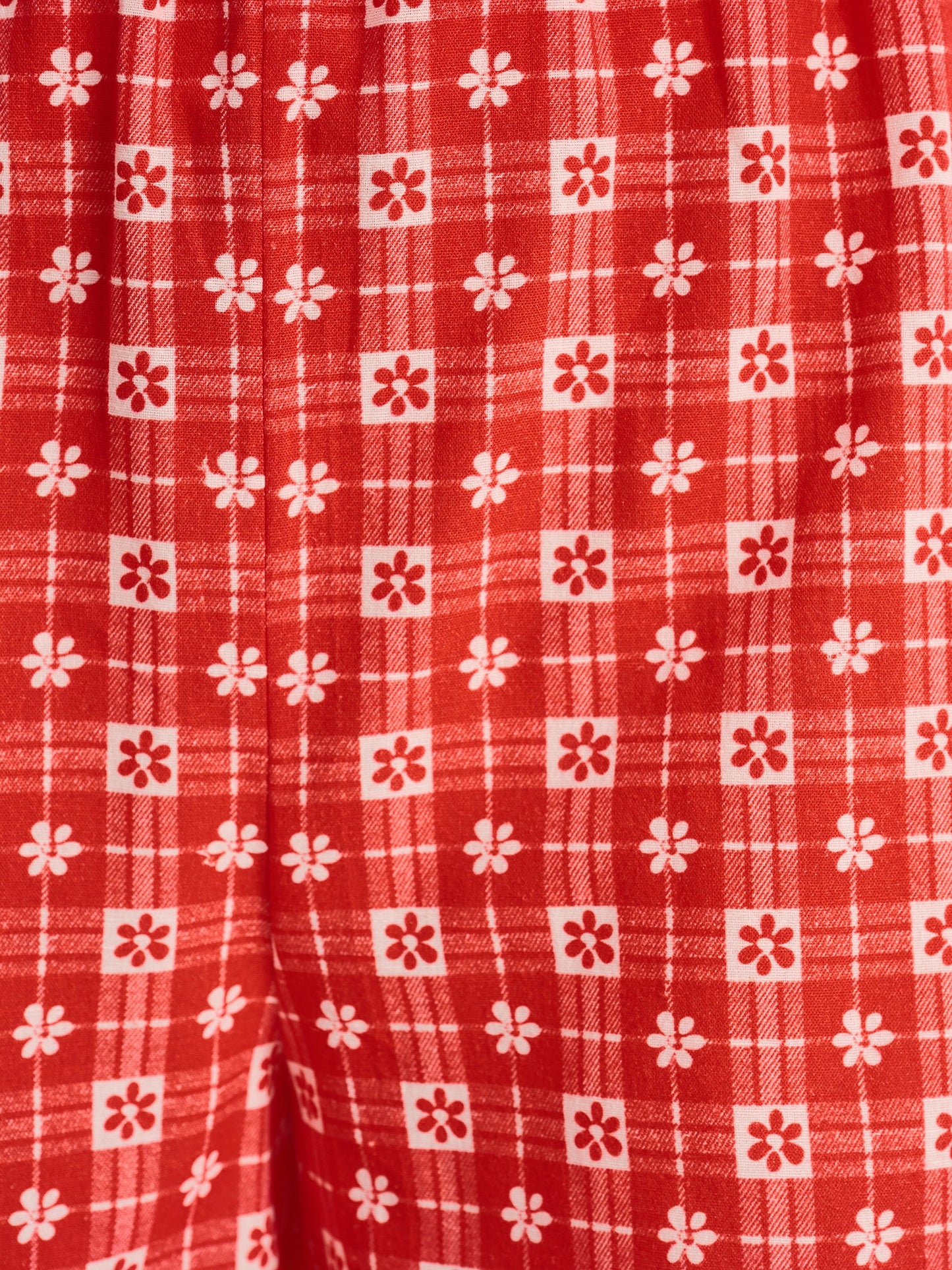 Joshua Gingham Floral Shorts