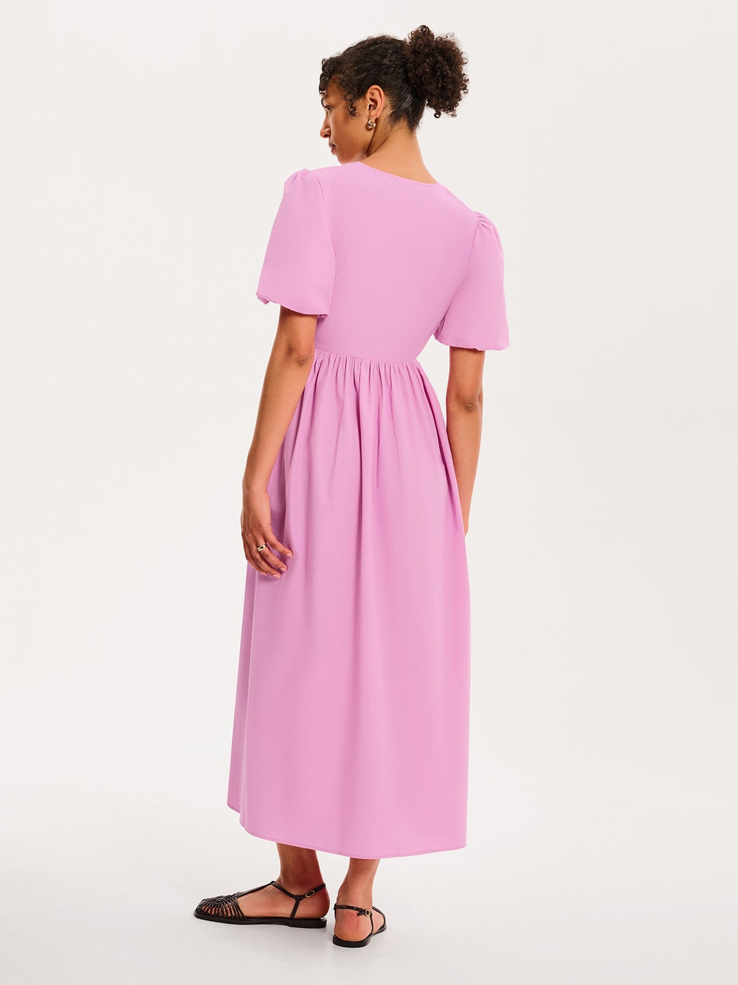 Joy Midi Dress in Lilac