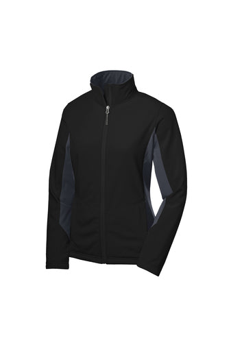 LADIES CORE COLORBLOCK SOFTSHELL JACKET