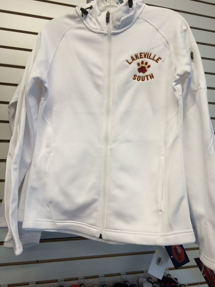 LAKEVILLE SOUTH FULL ZIP HOODIE - WHITE