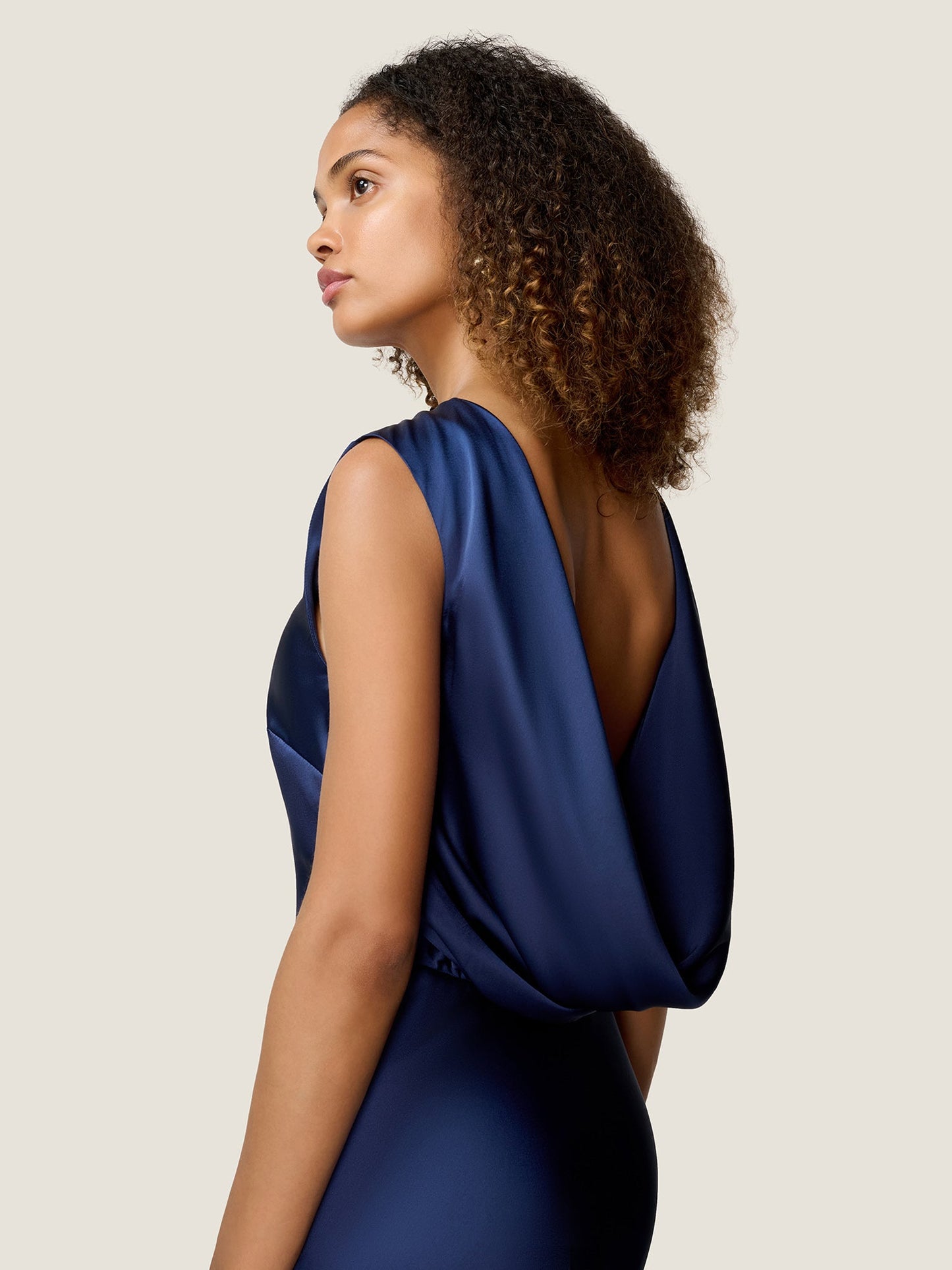 Lara Dress in Patriot Blue