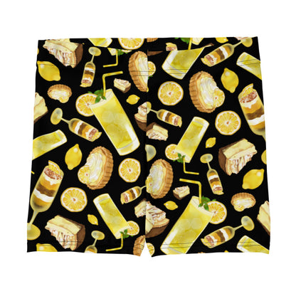 Lemon kawaii shorts in yellow with lemon cheesecake and juicy lemon wheels
