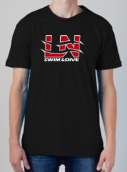 LN BOYS SWIM & DIVE ADULT ESSENTIAL CREWNECK TEE