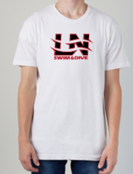 LN BOYS SWIM & DIVE ADULT ESSENTIAL CREWNECK TEE
