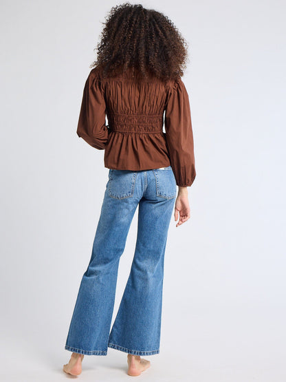 Ella Top in Chocolate