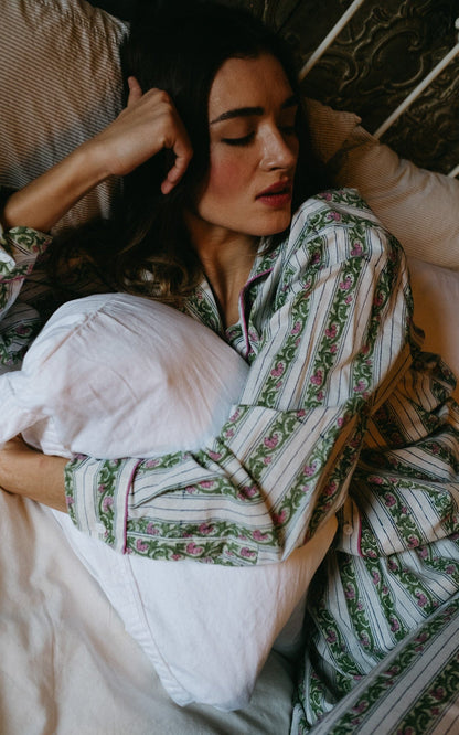 Iris Top in Sweet Pea Stripe
