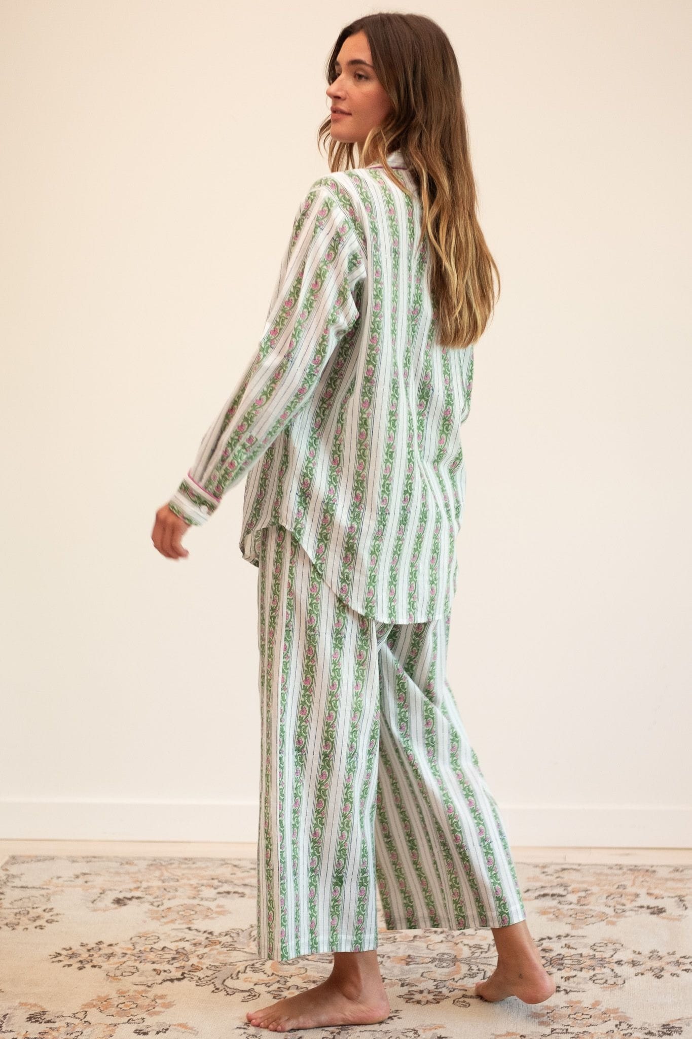 Iris Top in Sweet Pea Stripe
