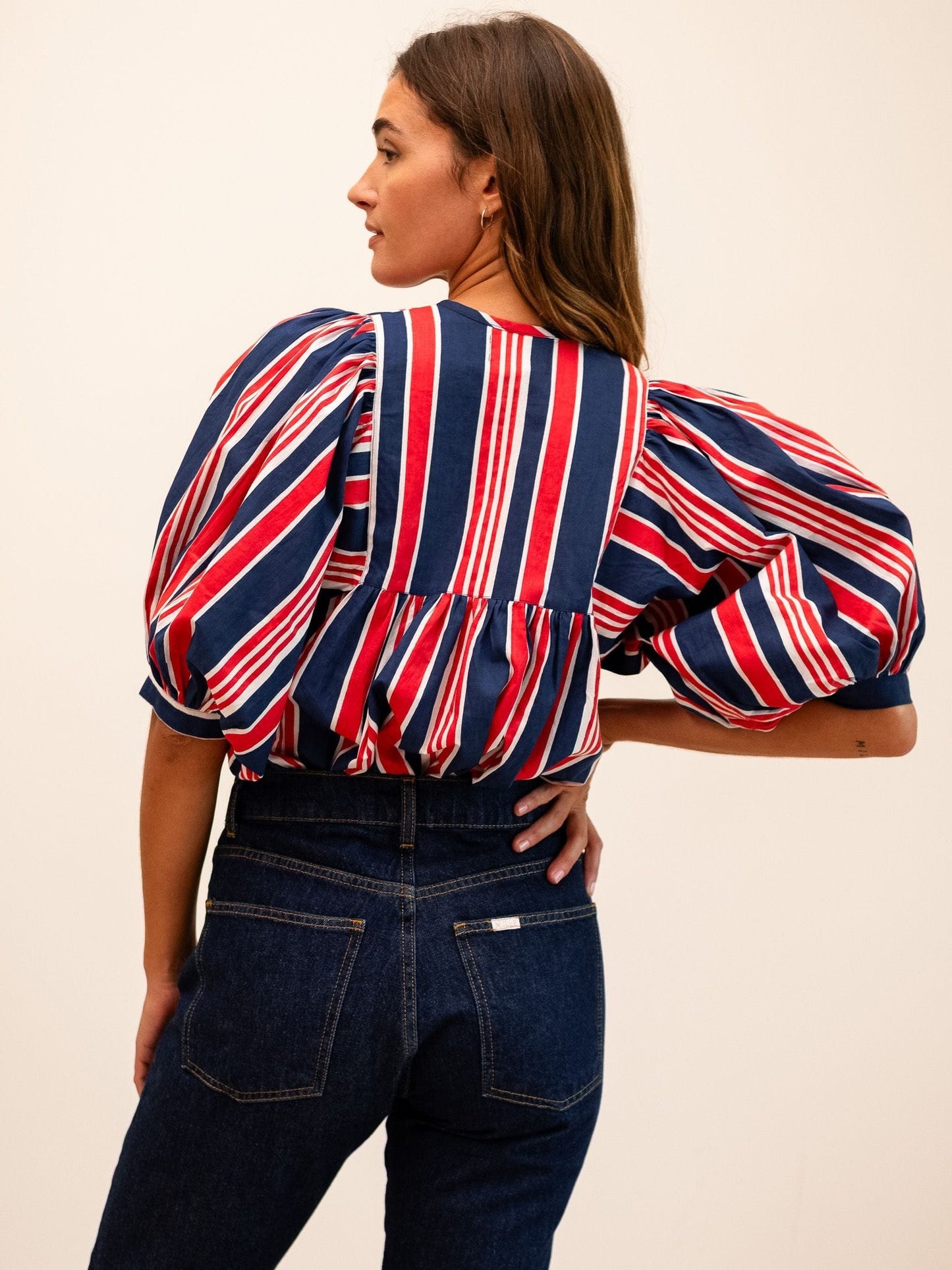 Thalia Top in Sailing Stripe