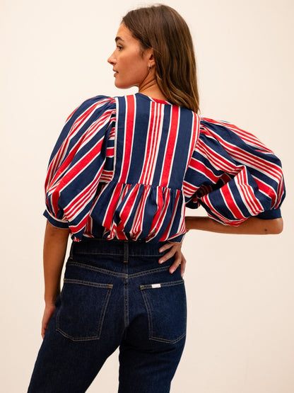 Thalia Top in Sailing Stripe