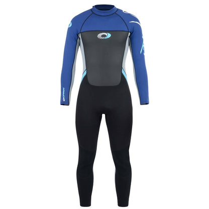Blue and Navy Long 3mm Wetsuit for Men and Women Unisex