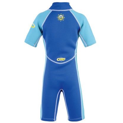 Childrens Blue Wetsuit with UV Protection Age 1, 2, 3 and 4
