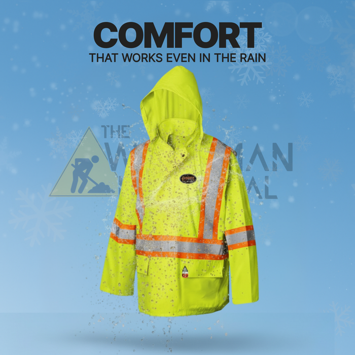 Pioneer FR Hi-Vis Waterproof Jacket with 4-Way Stretch