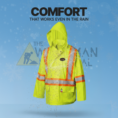 Pioneer FR Hi-Vis Waterproof Jacket with 4-Way Stretch
