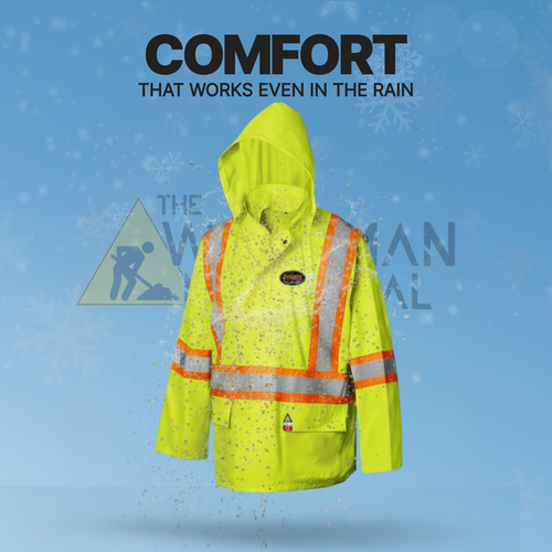 Pioneer FR Hi-Vis Waterproof Jacket with 4-Way Stretch