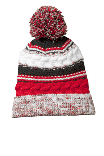 POM KNIT BEANIE