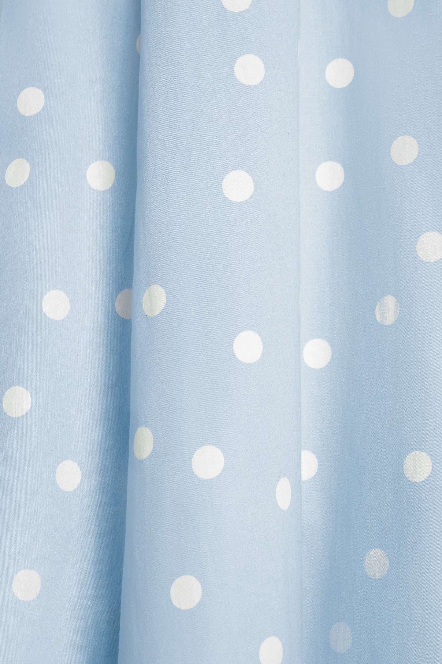 Claudia Polka Dot Dress In Baby Blue