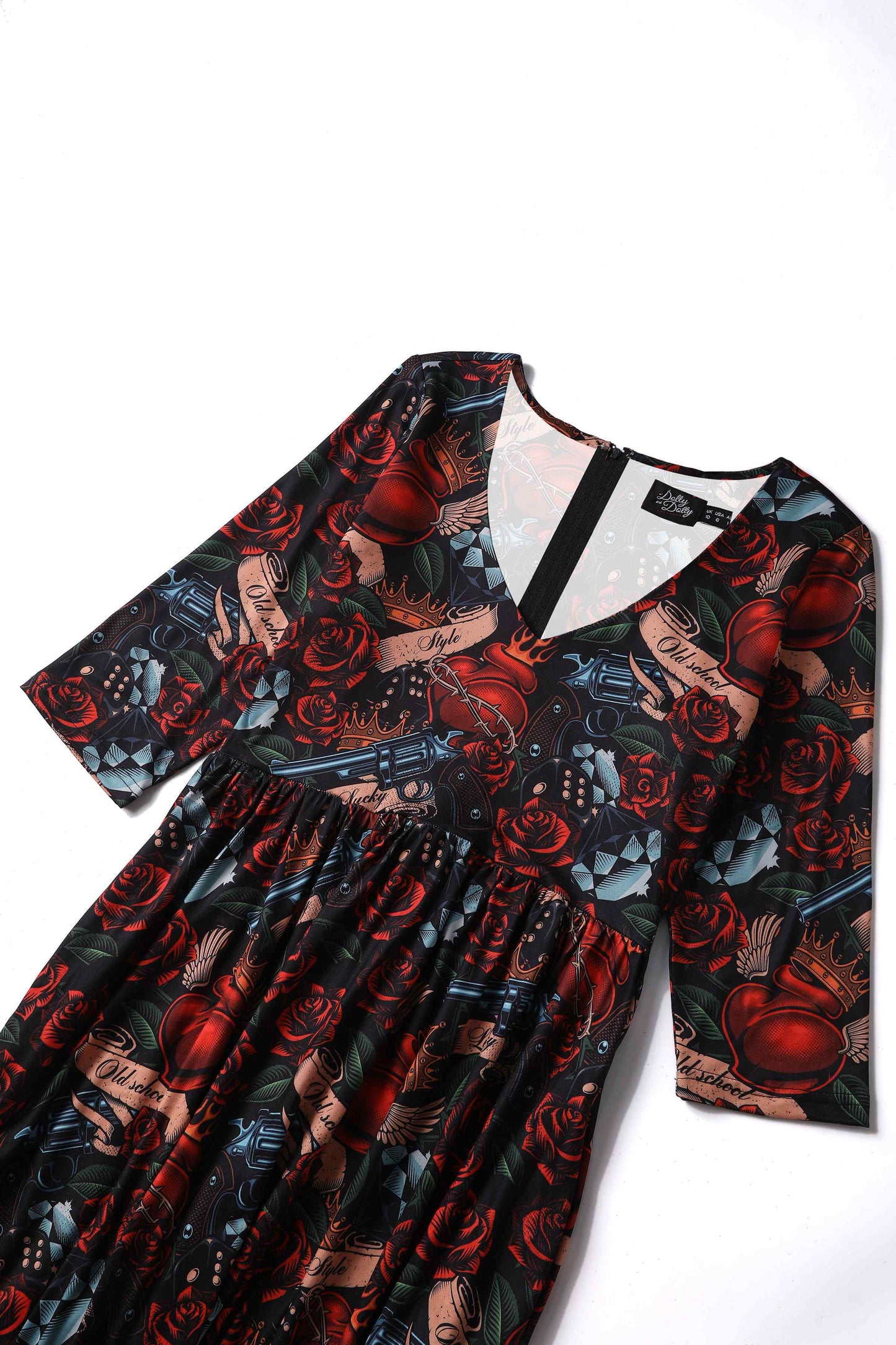 Billie Rockabilly Guns n Roses Dress