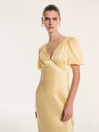 Rosie Dress in Vintage Yellow