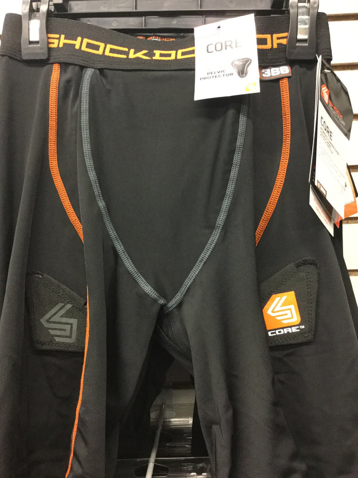 SHOCK DOCTOR GIRLS COMPRESSION HOCKEY SHORT WITH PELVIC PROTECTION