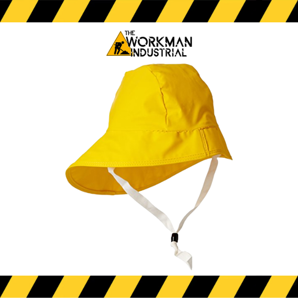 Stormfront deluxe sou'wester rain hat with fleece lining.