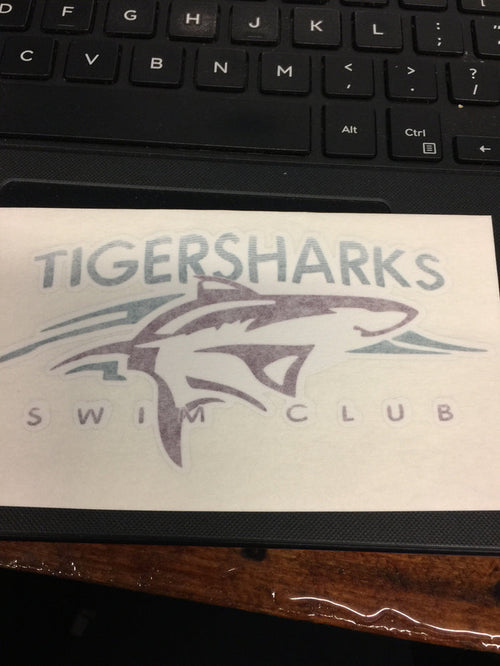 TIGER SHARKS WINDOW DECAL