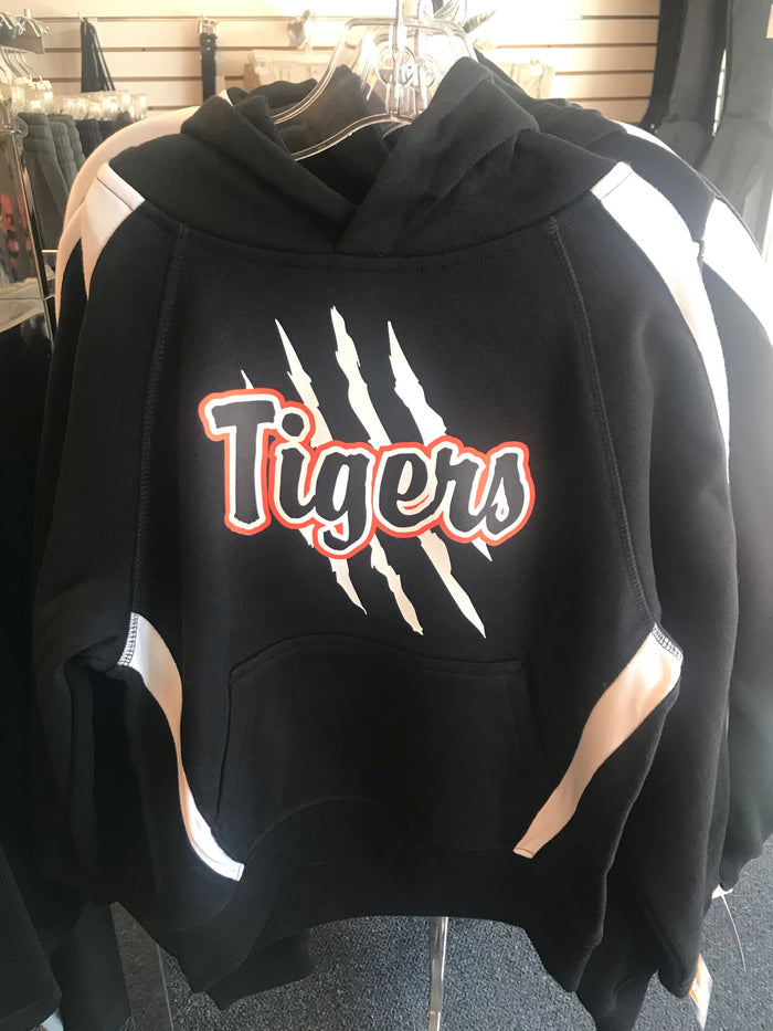YOUTH SLEEVE STRIPE HOODED PULLOVER